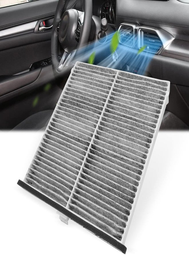 KEVWR فلتر هواء المقصورة البديل لـ GCF003 (CF11811) مازدا 3، مازدا 6، CX-5، متوافق مع KD45-61-J6X، امتصاص قوي مع كربون نشط مطور، فلتر هواء مقصورة ممتاز. - Image 1